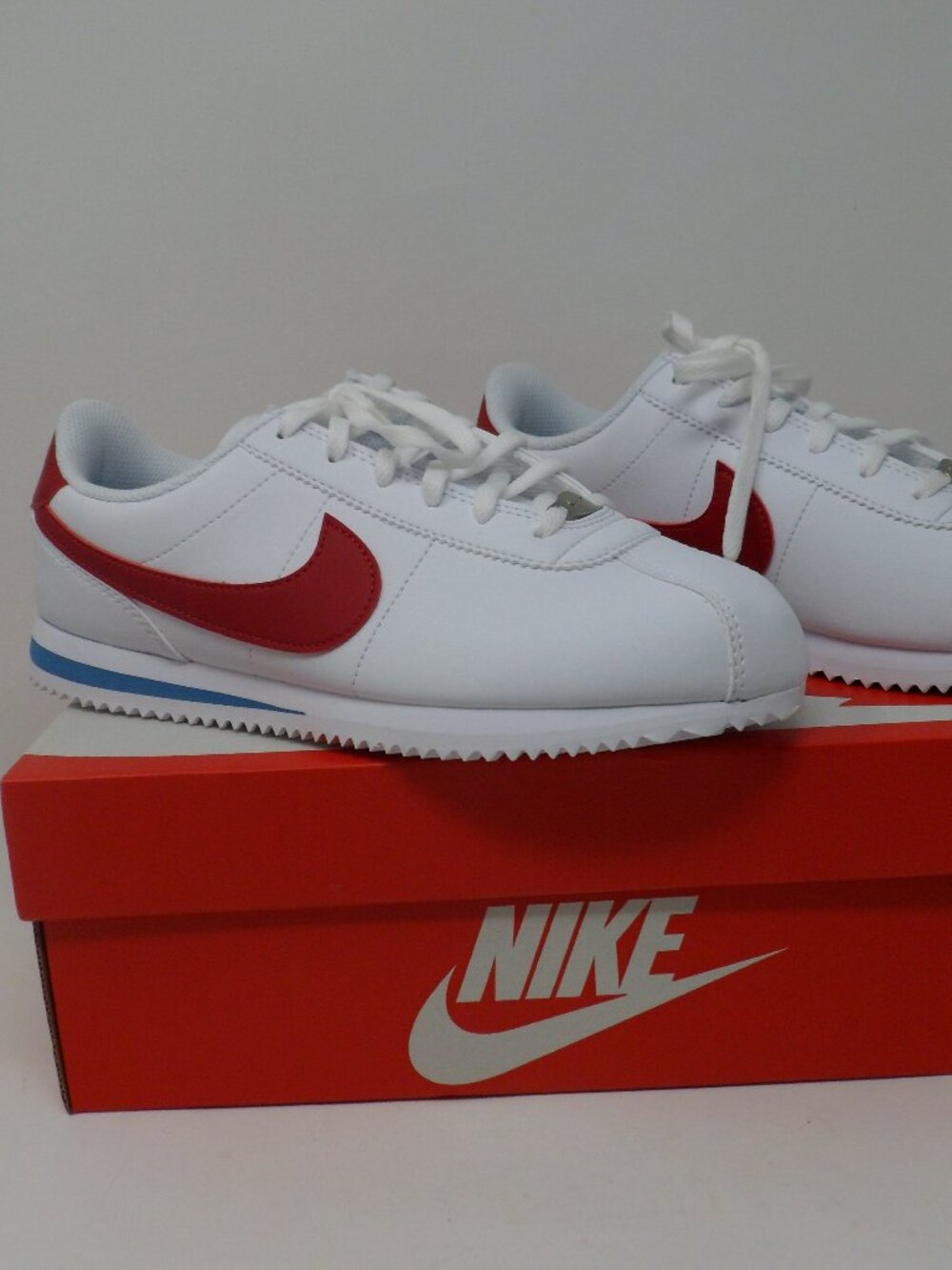 Nike Cortez White/Red/Blue 6Y